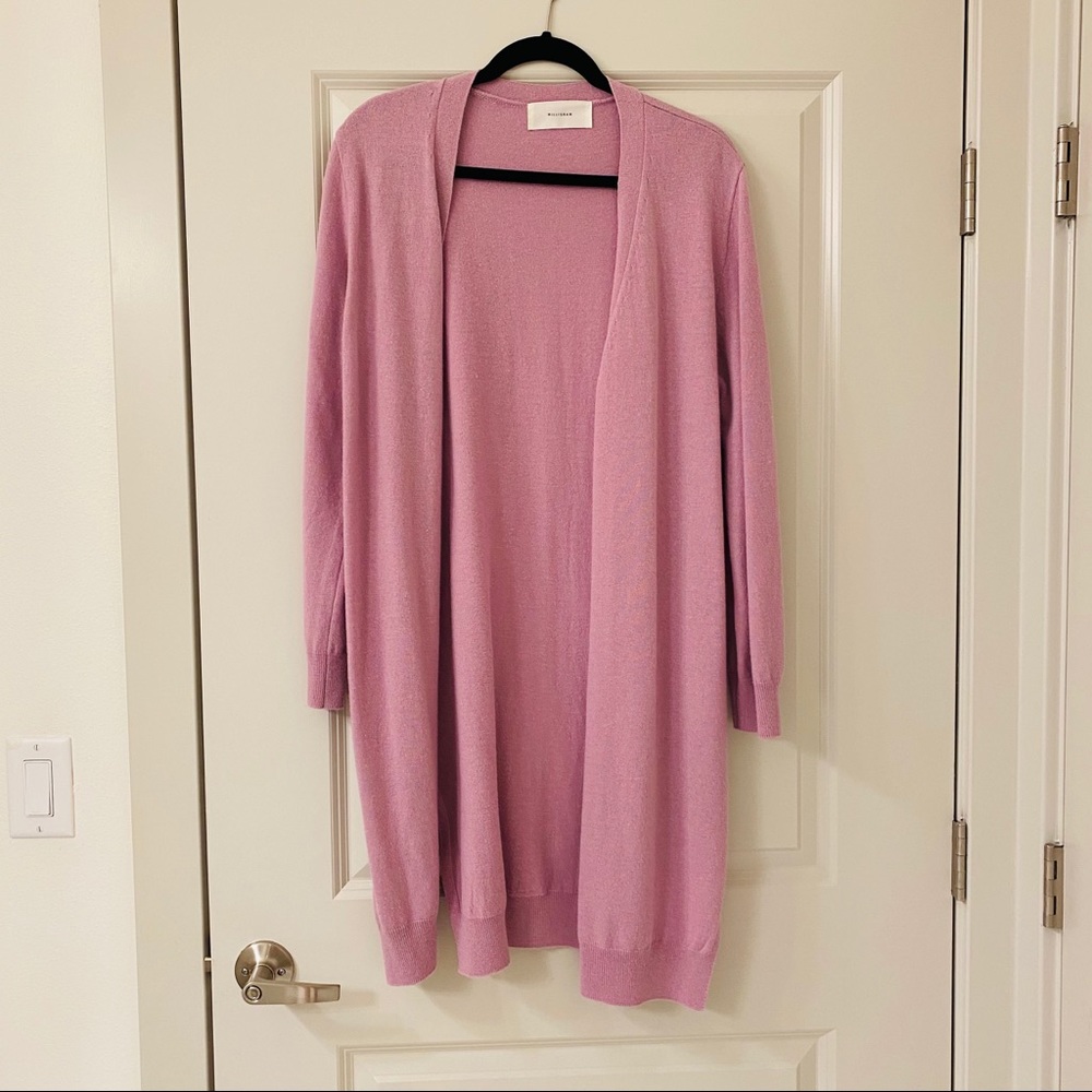 Lavender Long Cardigan